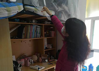 城市建设学院劳动教育“四化”工程系列报道——   全体学工人员深入学生宿舍开展卫生安全检查